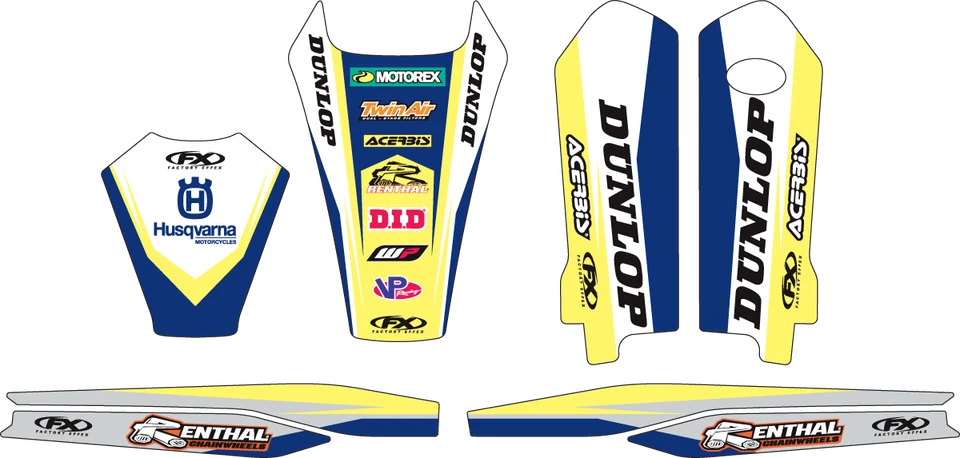 Factory Effex Trim Kit Graphics Husqvarna 1950620 Foto 1 de 1