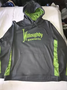 SELTENER Sport Tek WILLOUGHBY BRAUEN Co OHIO grün grau KAPUZENPULLOVER Erwachsene L EUC - Bild 1 von 14