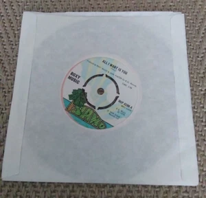 Roxy Music All I Want Is You 7" single good condition - Picture 1 of 1
