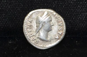 Roman Empire Sabina, Wife of Hadrian 128-137 AD Silver Denarius #KTM10019 - Picture 1 of 4