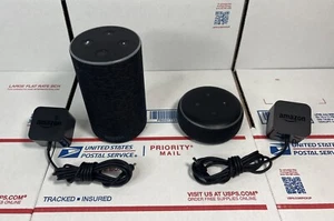 Amazon Echo (2nd Gen) Smart Speaker + Echo Dot (3rd Gen ) - SAME DAY - WARRANTY - Picture 1 of 8