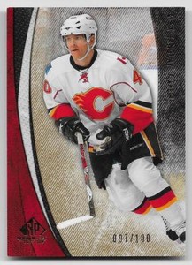 10/11 SP GAME USED GOLD PARALLEL #14 Alex Tanguay #97/100