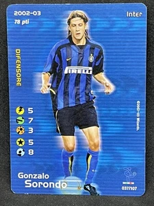 FOOTBALL CHAMPIONS TCG 2002-03 GONZALO SORONDO NONHOLO 037/107 NM - Picture 1 of 2
