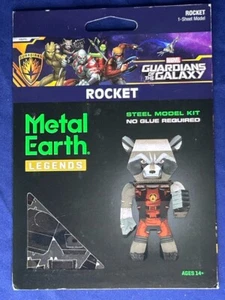ROCKET RACCOON Metal Earth LEGENDS 3D Model Kit GUARDIANS OF THE GALAXY MARVEL - Picture 1 of 3