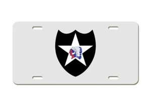 Ejército de Estados Unidos - 2ª Infantería - Placa de aluminio - Imagen 1 de 2