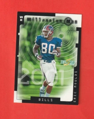 2001 Score MILLENNIUM MEN # MM4 Eric Moulds BUFFALO BILLS 0108/1000 - Image 1 of 2