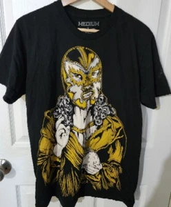 Vintage Nacho Libre Tattoo Pale Horse T Shirt Masked Jesus Taco Tee Y2k Size M - Picture 1 of 7