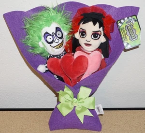 BEETLEJUICE & LYDIA Valentine's Day 13" Plush Bouquet 2025 - Picture 1 of 4