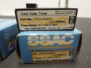 ABB TDU3001A Solid State Timer SSAC 1-1023 Sec - Picture 1 of 3