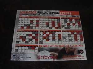 Philadelphia Flyers---2003-04 Schedule Magnet---Stadium Giveaway---5x6---XHTF - Picture 1 of 3
