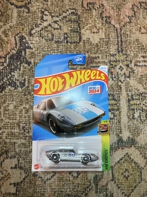 2024 Hot Wheels #158 HW Exotics 1/10 PORSCHE 904 CARRERA GTS Silver w/BlackDD8Sp - Image 1 of 3