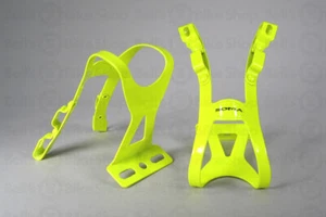 Soma Oppy XX 2-Strap Toe Clips Neon Yellow S/M Pair Track Fixed Road Bike - Picture 1 of 1