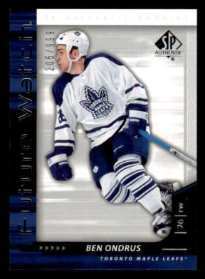 2006-07 SP Authentic #230 Ben Ondrus RC /999 (ref 240055) - Image 1 of 2