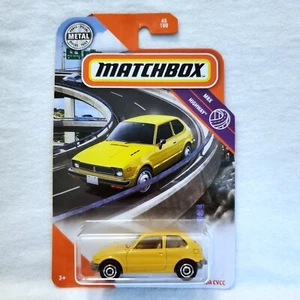 Honda CVCC #45 76 amarillo Matchbox MBX Highway escala 1:64 a la venta - Imagen 1 de 4