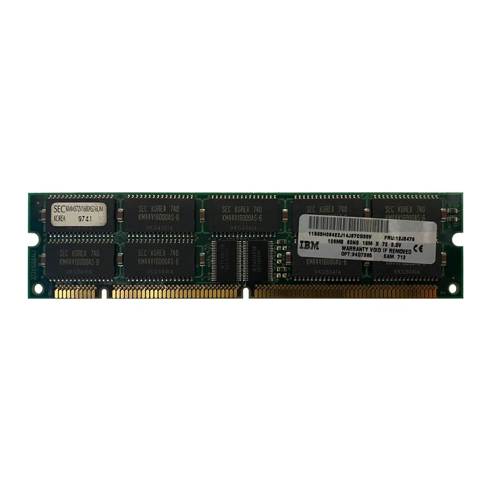 IBM 12J3476 128MB ECC Memory Module 94G7385 - Image 1 of 1