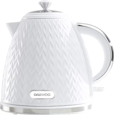 Daewoo SDA1780 Argyle Collection, 1.7L, Electric Kettle With Removable Lid WHITE - image 1 of 4