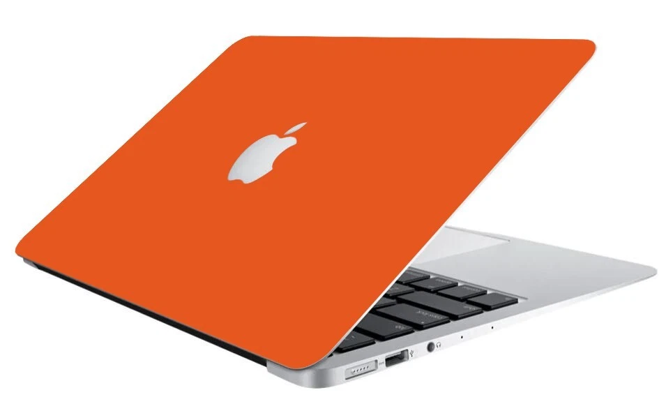 ORANGE Vinyl Lid Skin Cover Decal fits Apple MacBook Air 11 A1465 Laptop - Image 1 of 1