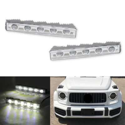 Para Mercedes Benz Clase G G500 Transparente NUEVO W463 LED Luz Diurna DRL Kits Foto 1 de 4