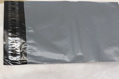 UN BRANDED Job Lot 50 Small Strong Grey Mail Bags Self Seal 6 x 9" + 2" Lip UK Post Free bn