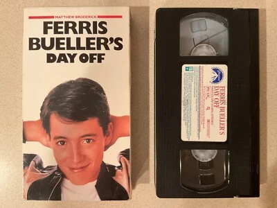 Ferris Bueller's Day Off (VHS, 1992) Matthew Broderick, Jennifer Grey, Mia Sara - Image 1 of 3