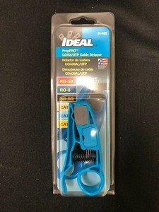 Ideal PrepPro Coax/Utp Cable Stripper Pn: 45-605. New. for Rg59/6 & Cat3/5/6