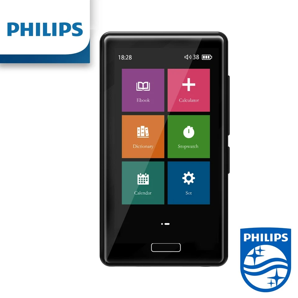 Philips SA2916 HIFI MP4 Player 3.0" IPS Full Touchscreen Bluetooth Media Player  - Image 1 of 4