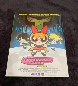 PELÍCULA DE CHICAS POWERPUFF 2003 anuncio con Blossom, Buttercup, Bubbles, Cartoon Network - Imagen 1 de 1