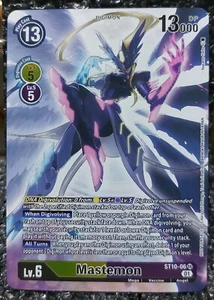 Digimon Mastemon ST10-06 SR Super Rare Digimon CCG - Picture 1 of 2