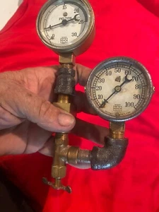 Antikes US Messgerät und Peloton Steampunk Industrial - Bild 1 von 5