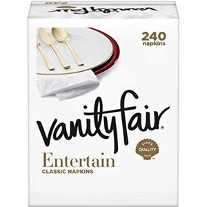Vanity Fair Impressions Dinner Napkins, 3-ply White, 240-pack - Picture 1 of 1