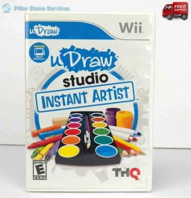 WII  uDRAW STUDIO: INSTANT ARTIST  Complete CIB w/ Disc, Box, Manual -SHIPS FREE - Image 1 of 3