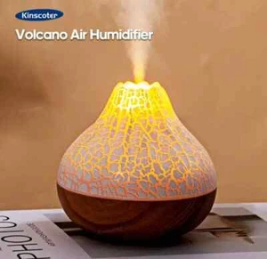 Volcano Air Humidifier USB Water Mist Essential Oil Diffuser 300ML 7 Colors - Picture 1 of 10