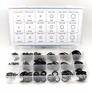 Universal Nitrile Rubber O-Ring Assortment Set Gasket Automotive Seal SAE Kit - Picture 1 of 6