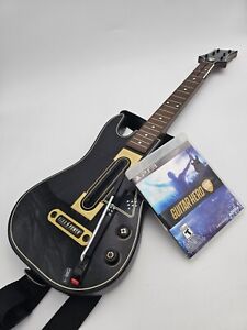 PS3 Guitar Hero Live Wireless Guitar *NO Dongle *Game *Strap Preowned Tested