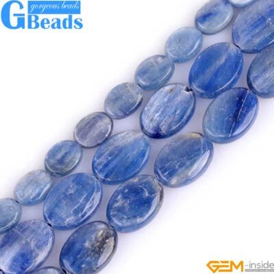 Blue Kyanite Natural Gemstone Square Loose Beads fro Jewelly Making 15" 12mm - Image 1 of 4