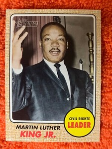 Martin Luther King 2009 Topps Heritage.  card #51     mint