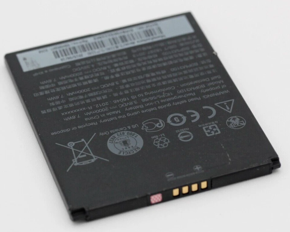 Batería genuina OEM HTC B0PM3100 35H00247 2000 mAh para HTC Desire 526 526G 526 Foto 1 de 1