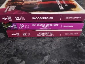 Harlequin RS Geri Krotow lot of 3 Silver Valley PD  Romantic Suspense Paperbacks - Picture 1 of 1