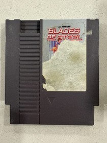 Blades of Steel (NINTENDO NES) LABEL DAMAGED AUTHENTIC
