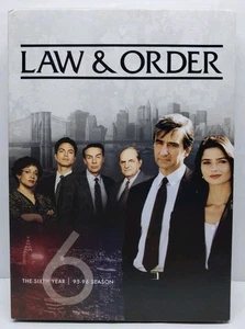 Law & Order The Sixth Year 95-96 Season (DVD 025193300126) - Foto 1 di 3
