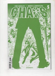 Chaos #5 Rare Chaotic Green Variant, Andolfo Art, NM 9.4, 1st Print, 2014, Scans - Bild 1 von 2