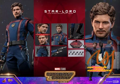 New Hot Toys MMS709 Guardians of the Galaxy Star-Lord 1/6 Figure IN STOCK - Image 1 of 4