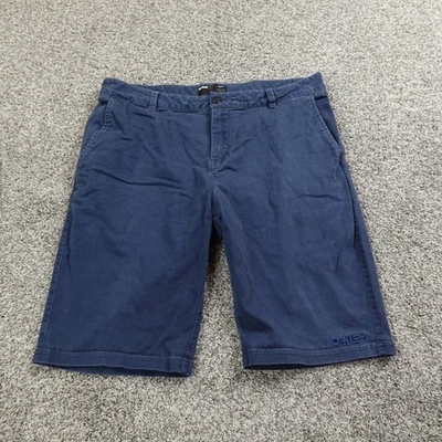 Pantalones Cortos Oakley Para Hombre 36 Azul Exterior Patín Surf Grunge Senderismo Elastizados Flex Y2K 00s Foto 1 de 4