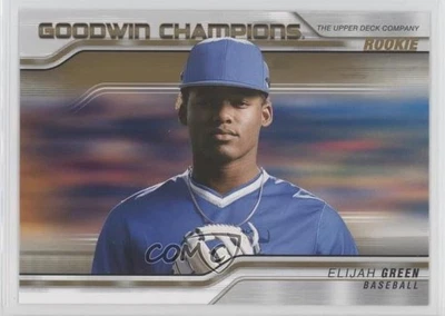 2023 Upper Deck Goodwin Champions Horizontal Gold Elijah Green #79 - Image 1 of 2