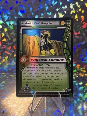 DBZ Dragon Ball Z FOIL Android 16's Grapple M26 CCG Limited Subset Babidi Saga  - Image 1 of 2