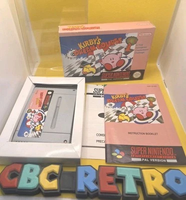 Kirbys Dream Course Genuine SNES Super Nintendo UK PAL UKV Complete + Manual  - Image 1 of 4