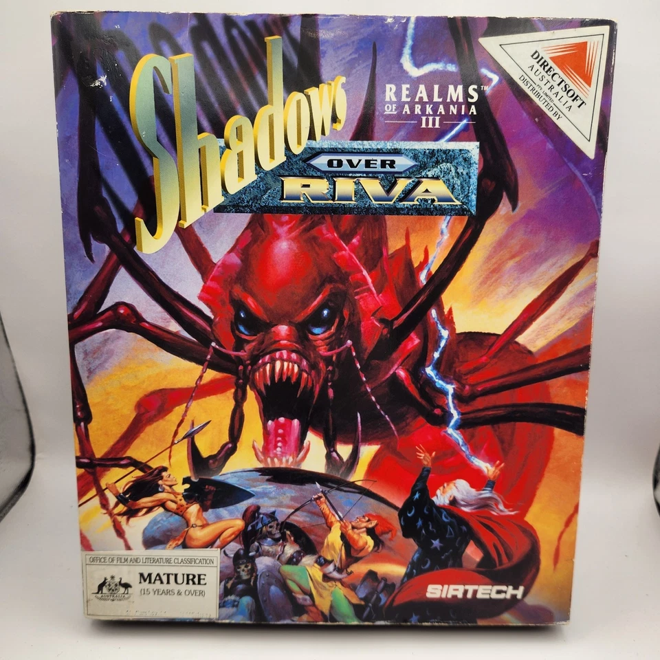 Realms of Arkania III Shadows Over Riva Big Box PC 1997 Complete In Box - Image 1 of 4