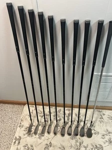Callaway RH Ai Smoke Custom Irons 4 Thru A + 60 Degree Jaws raw Wedge. - Picture 1 of 7