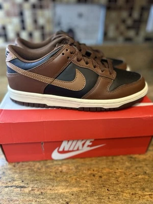 Nike Talla 5Y/6.5 W Dunk Bajo Marrón/Negro Foto 1 de 4