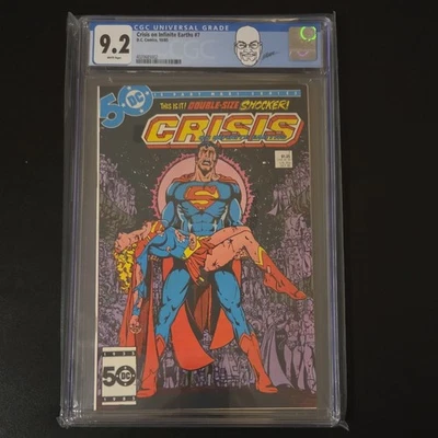 Crisis on Infinite Earths #7 CGC 9.2 Death Supergirl - only 1 with custom label! - Image 1 of 4